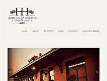 Tablet Screenshot of hopkinsholmes.com
